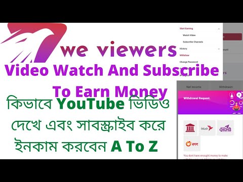 We Viewers  Earn Money Video Views & Subscribe | We Viewers App | We Viewers App Make Money Online