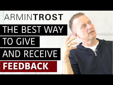 The best Way to give and receive Feedback