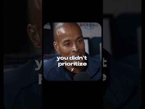 you didn’t prioritize yourself #short #shorts #motivation #davidgoggins