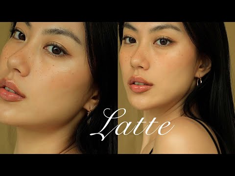 Latte makeup (no foundation) #grwm