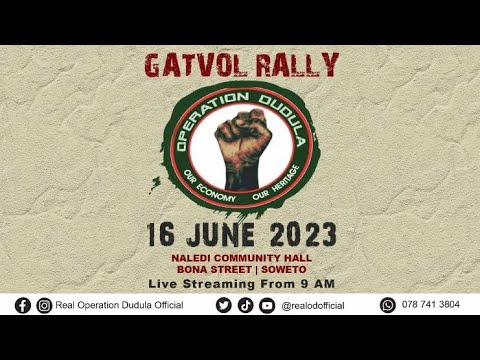 Operation Dudula Gatvol Rally -16 June 23 (Soweto)