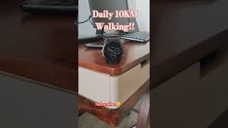 Daily 10Km Walking #garmin #garminforerunner235 #dailyhustle #fitness #travelkarnataka #dailyvlog