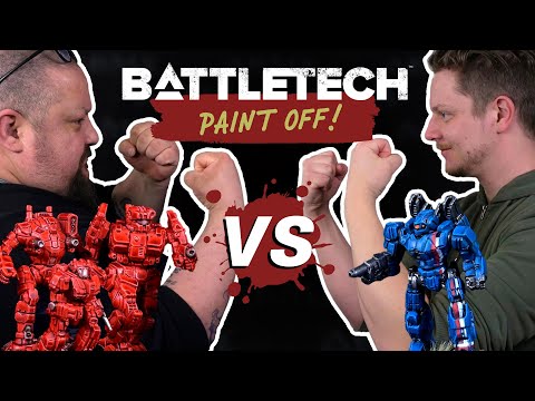 BattleTech Paint Off! | Speedpaint vs Warpaints Fanatic