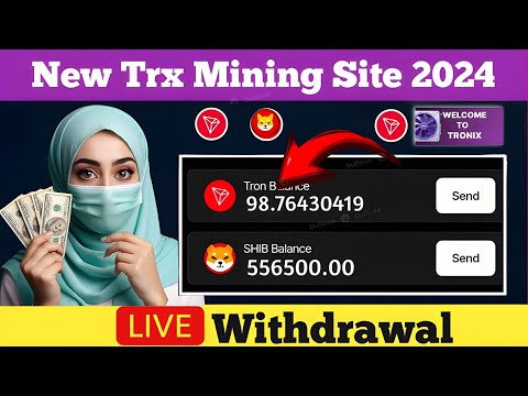 Tronix App Mining🔥- $20 TRX Live Withdraw | Tronix App Real Or Fake | Tronix app withdrawal