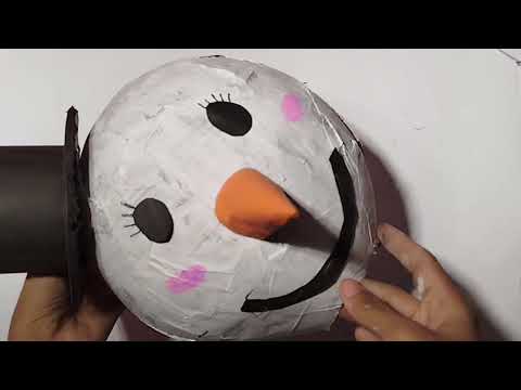 DIY Snowman ⛄| Christmas Crafts Ideas | Christmas Decorations | Paper Snowman | DIY Paper idea