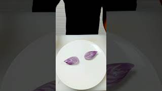 PART 280- HOW TO MAKE ONION FLOWER SIMPLE & BEAUTY CARVING #Shorts Video 2023 @Rabayavlog