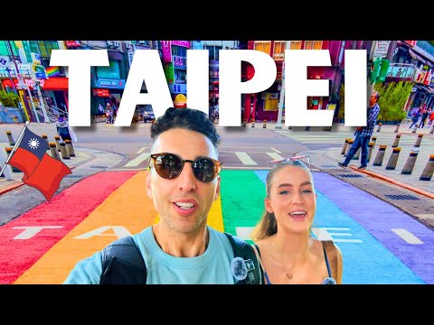 Our FIRST TIME in TAIPEI! Food, Bubble tea & Taipei 101 SURPRISED US! TAIWAN 🇹🇼