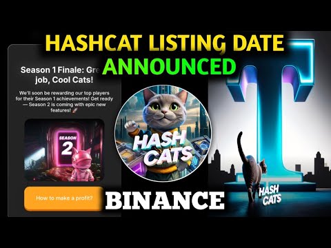 Hashcat Airdrop Listing Date Tokens Withdrwal Start | Hashcat Listing on Binance and Bitget