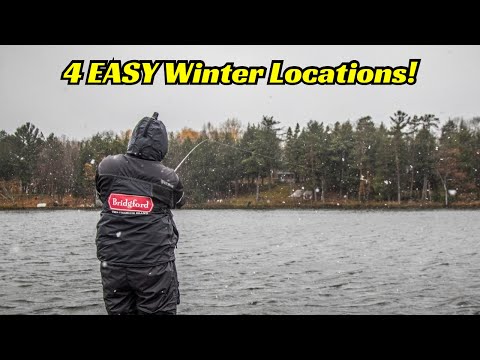 4 EASY Places To Catch Fish In The Winter!