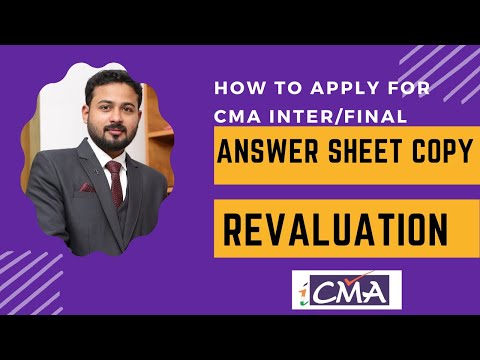 10 രൂപക്ക് എങ്ങനെ CMA Inter/Final Revaluation or Answer Sheet Copy Apply ചെയ്യാം