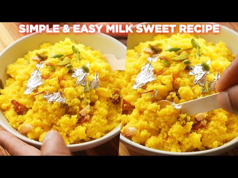 Simple & Easy Milk Sweet Recipe