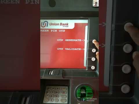 How to pin generated by union bank new atm card, in union bank atm machine.