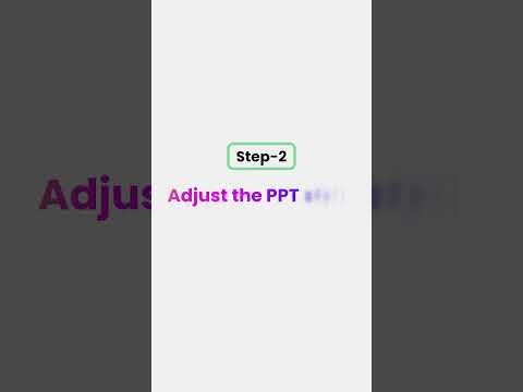 Three simple steps to create a PPT with EdrawMind