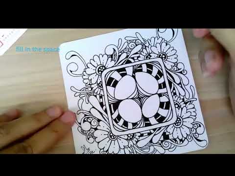 Zentangle Art Drawing - Sixty