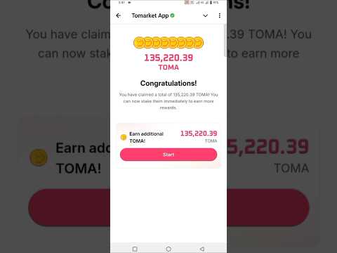 Check your toma allocation ✅ || tomarket Airdrop allocation 🍅#tomarket #tomarketairdrop