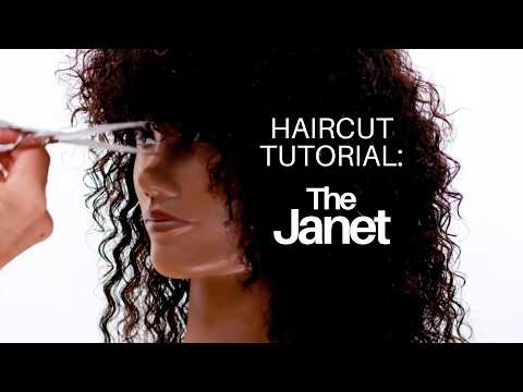 How to Cut Curly Hair - Hairdressing Made Easy 'The Janet'