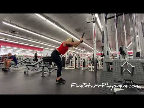 Rope Straight Arm Pulldown