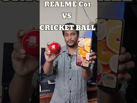 Realme vs Cricket Ball