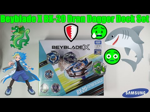 Beyblade X BX-20 Dran Dagger Deck Set