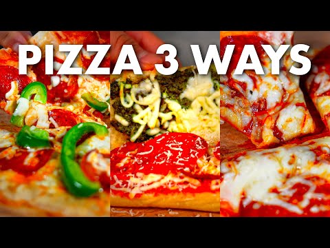 3 Ways Pizza Quick and Easy (no Pizza Dough) !