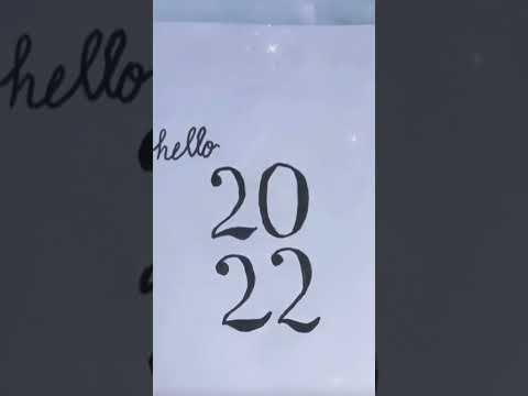 DIY ✨2022 planner first page transition || 2022 planner part - 2 ||#shorts