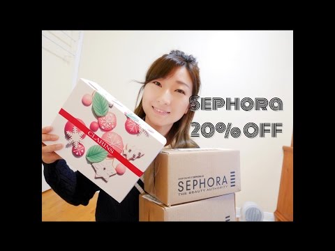 2016sephora 20%OFF Haul~丝芙兰8折开箱视频~购物分享 买什么？好物推荐part2