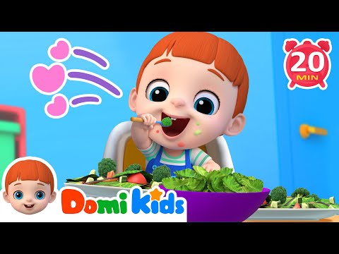 Yes Yes Vegetables Song | Fun Nursery Rhymes & Kids Songs | Domi Kids