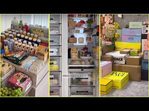 Refrigerator Organization And Restocking🎀 | Unboxing Some New Purchases✨