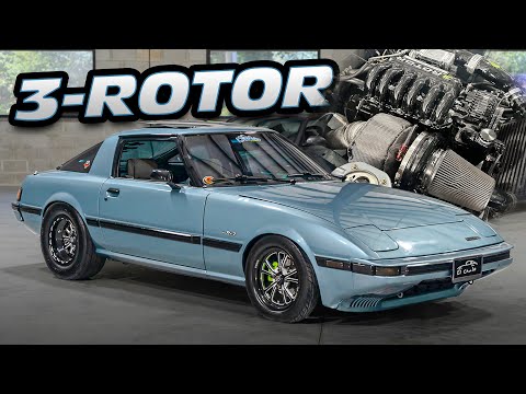 The Perfect Mazda FB RX-7?! 20B 3-Rotor + 80mm Turbo (9 Year Build Breakdown)