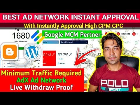 Best Ad Network for Your Website 🔥High CPC CPM Google AdX | Adx Ad Network Instant Approval | Ad Net