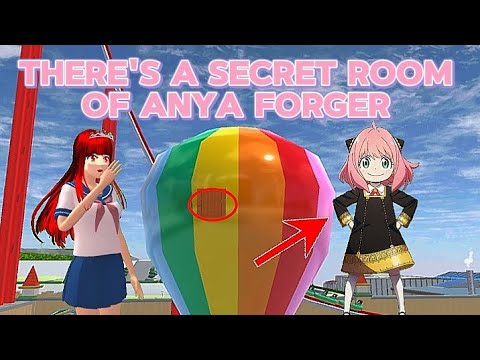 Secret room of Anya Forger الغرفة السرية لأنيا فورجر Sakura School Simulator