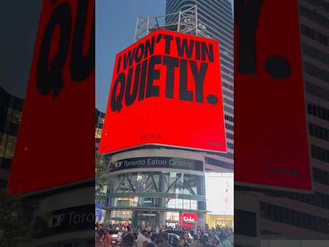 Yonge-Dundas Square in Toronto is often compared to Times Square in New York! #travel  #toronto