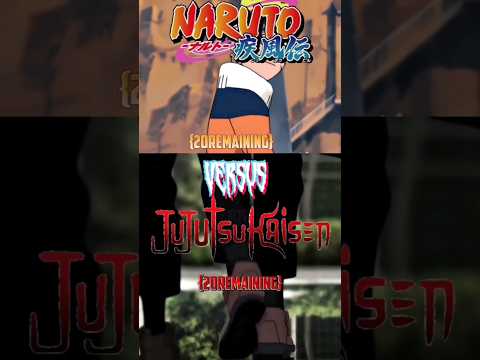 NARUTO✴️ VS JJK🔥 (characters) {PT.1}🪄#versus #shorts #edit #naruto #jjk #fandom #part1