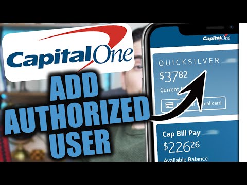 How to Add Authorized User on Capital One Credit Card