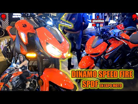 DINAMO SPEED FIRE SPDF 250 EN EXPO MOTO CDMX ... JULIOTITLAN ...