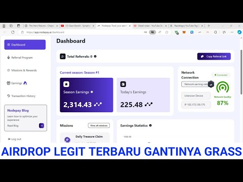 CARA MUDAH DAFTAR & MAIN AIRDROP NODEPAY