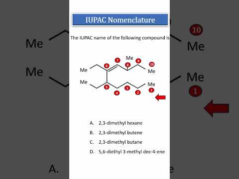 IUPAC Naming | IUPAC nomenclature | #chemistry #iupac