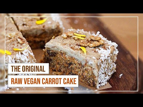 Raw No-Bake Vegan Carrot Cake Recipe