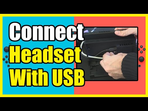 How to Connect USB Headset to Nintendo Switch with dongle (PS4, PS5 or Xbox Headset on Switch)