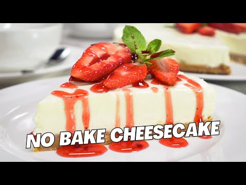 NO BAKE CHEESECAKE | The Best SUMMER No Bake DESSERT. Recipe by Always Yummy!