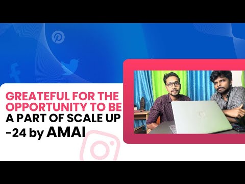 Grateful for the opportunity to be a part of Scale Up-24 by AMAI, Kollam District!