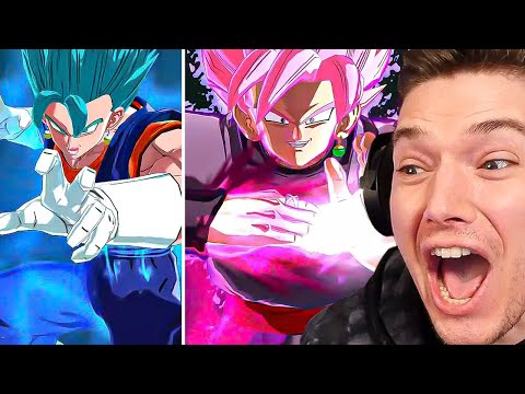 NEW Transforming LF Vegito Blue & Rose Goku Black REACTION on Dragon Ball Legends Festival 2024!