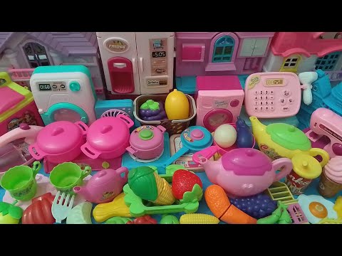 Satisfying Unboxing | Hello kitty Sanrio tiny Cute Asmr kitchen Set | #asmr #toys 💙