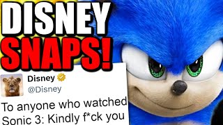 Disney Gets ANGRY & ATTACKS Sonic Fans After Mufasa FLOPS HORRIBLY!