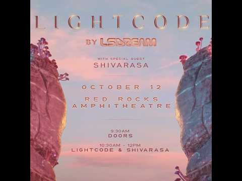 RED ROCKS - 10/12 with LIGHTCODE aka LSDREAM #redrocks