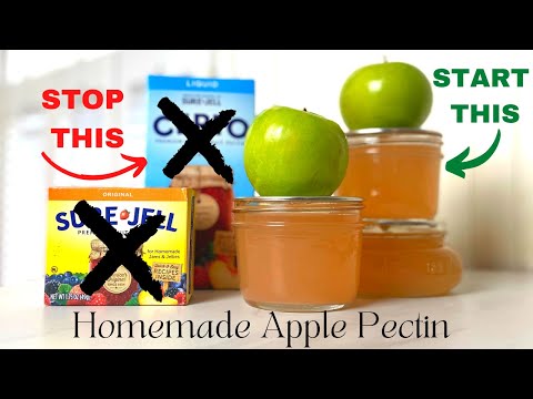 How to Make Your Own Pectin | How to Extract Pectin from Apples for Jam | Homemade Pectin Recipe