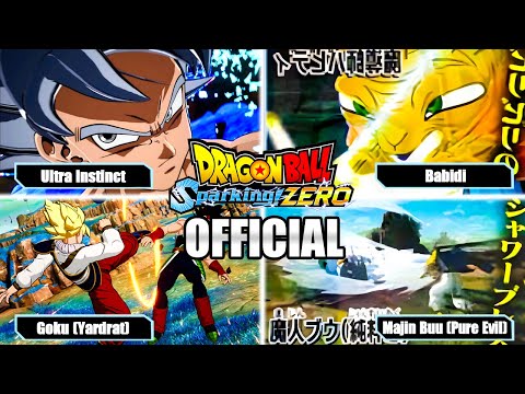 DRAGON BALL: Sparking! ZERO - New Official Character Reveals & Gameplay Screenshots!