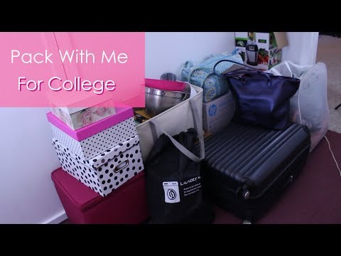 Pack With Me for College // Everything I'm Bringing to my Apartment