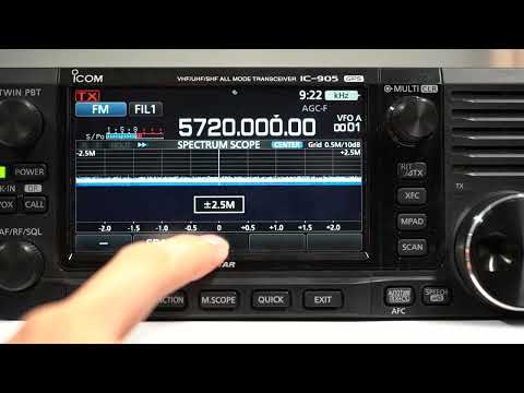 IC-905 Realtime Spectrum Scope