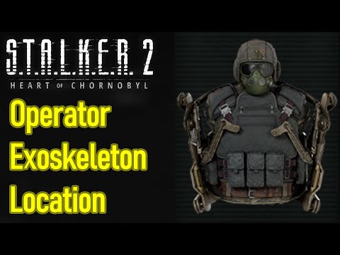 Stalker 2 Operator Exoskeleton location guide, fluoridation station secret stash